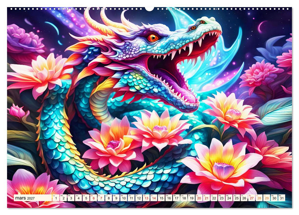 Gardiens mystiques (CALVENDO Calendrier mensuel 2027)