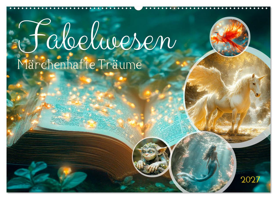 FABELWESEN Märchenhafte Träume (CALVENDO Wandkalender 2027)