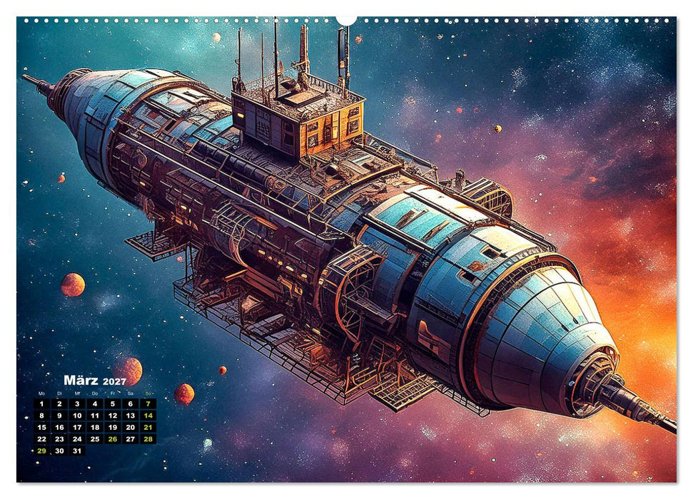 Lost Places im Orbit (CALVENDO Wandkalender 2027)