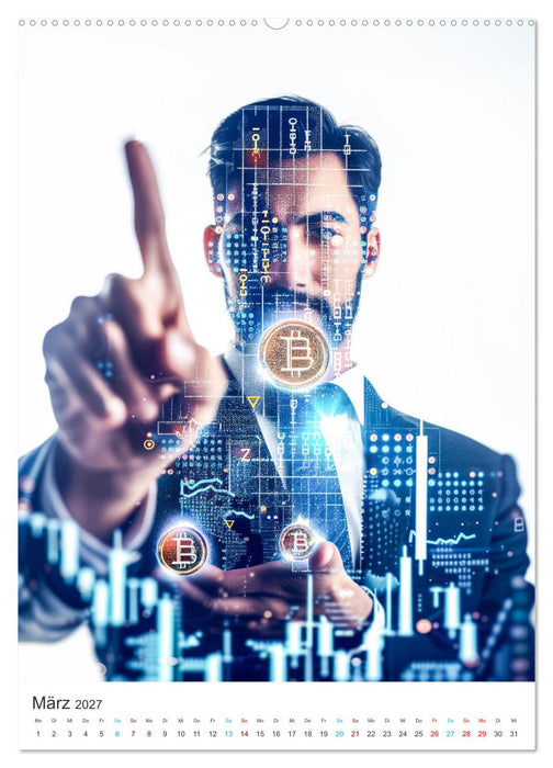 Bitcoin Welten (CALVENDO Premium Wandkalender 2027)