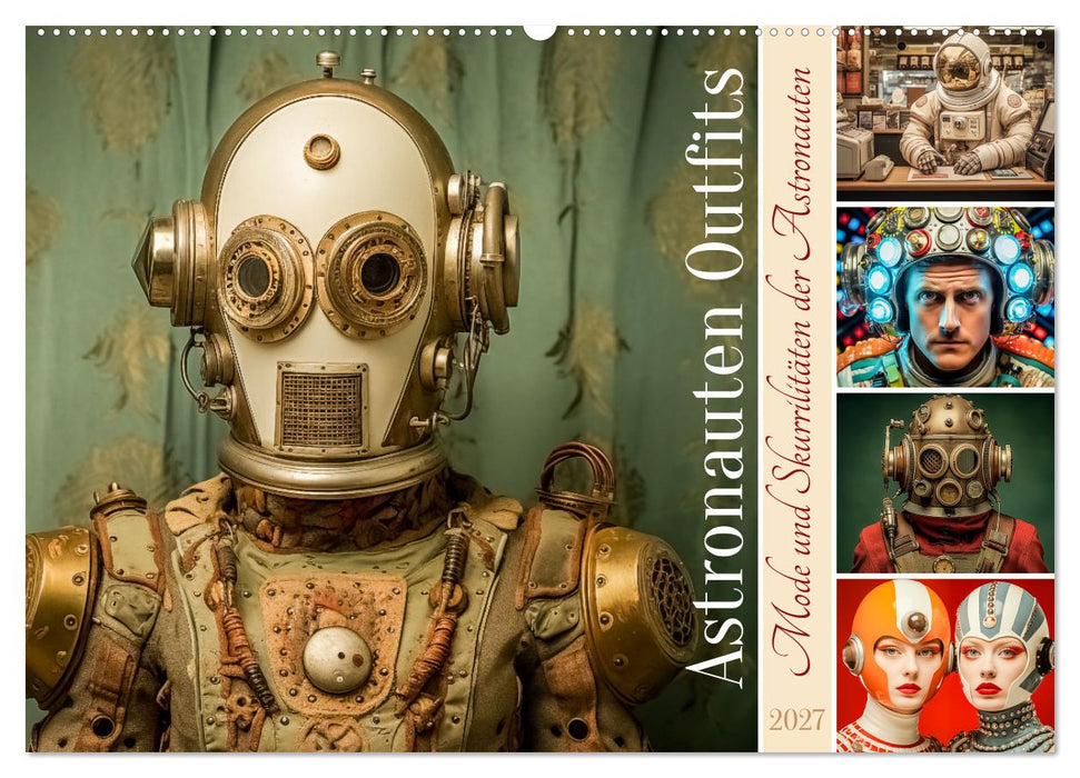 Astronauten Outfits (CALVENDO Wandkalender 2027)