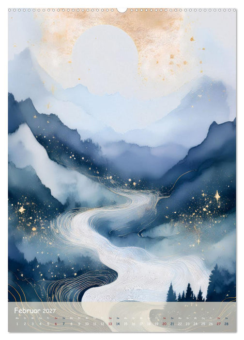 Mystische Berge (CALVENDO Premium Wandkalender 2027)