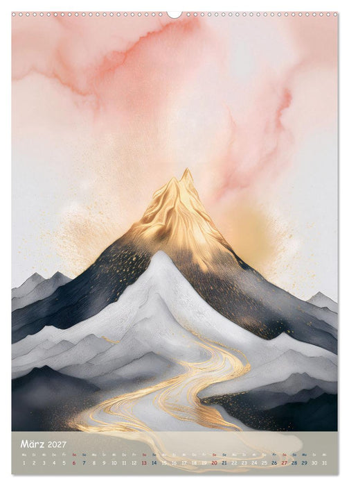 Mystische Berge (CALVENDO Premium Wandkalender 2027)