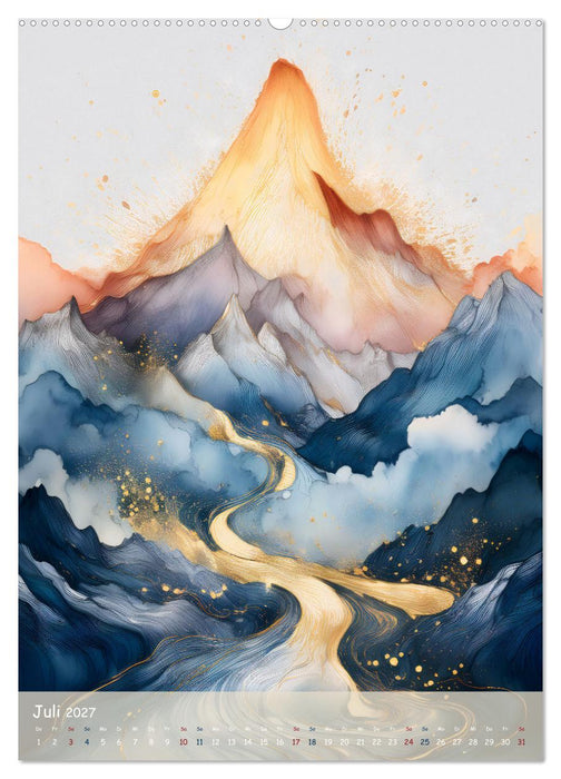 Mystische Berge (CALVENDO Premium Wandkalender 2027)