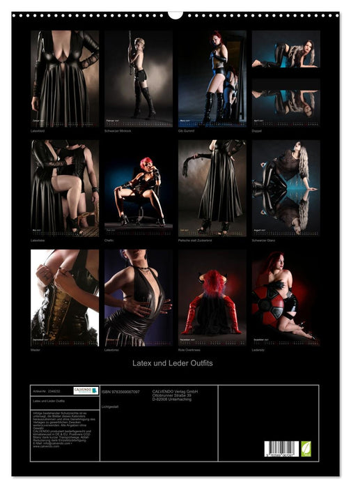 Latex und Leder Outfits (CALVENDO Wandkalender 2027)