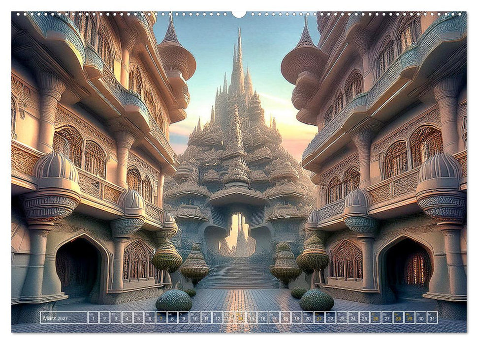 Die Fantasie als Architekt (CALVENDO Wandkalender 2027)