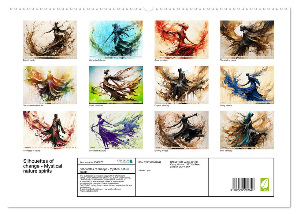 Silhouettes of change - Mystical nature spirits (CALVENDO Premium-Calendar 2027)