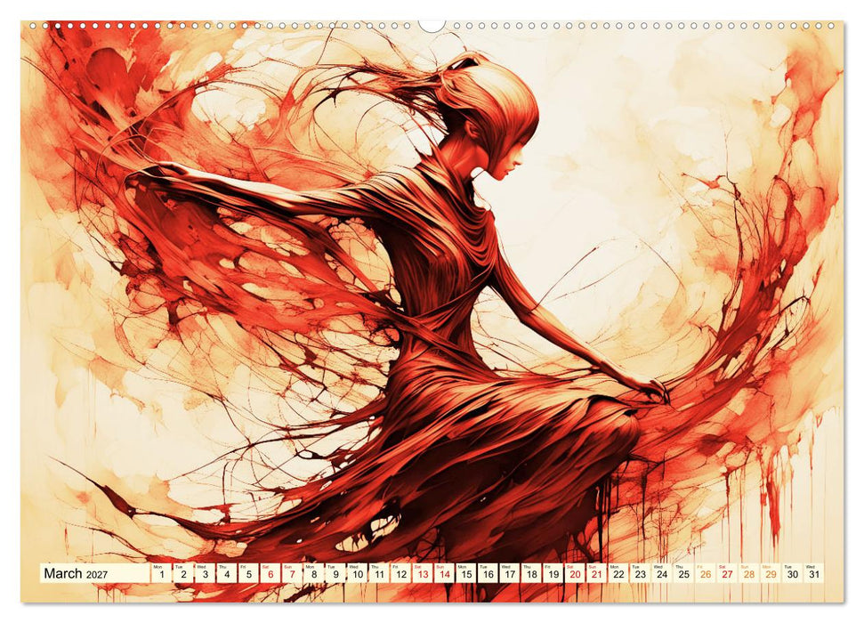 Silhouettes of change - Mystical nature spirits (CALVENDO Premium-Calendar 2027)