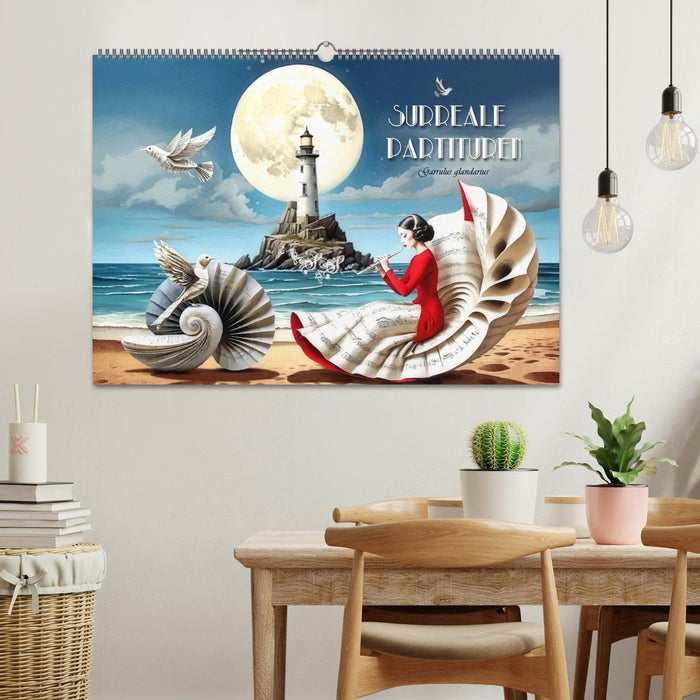Surreale Partituren (CALVENDO Wandkalender 2027)