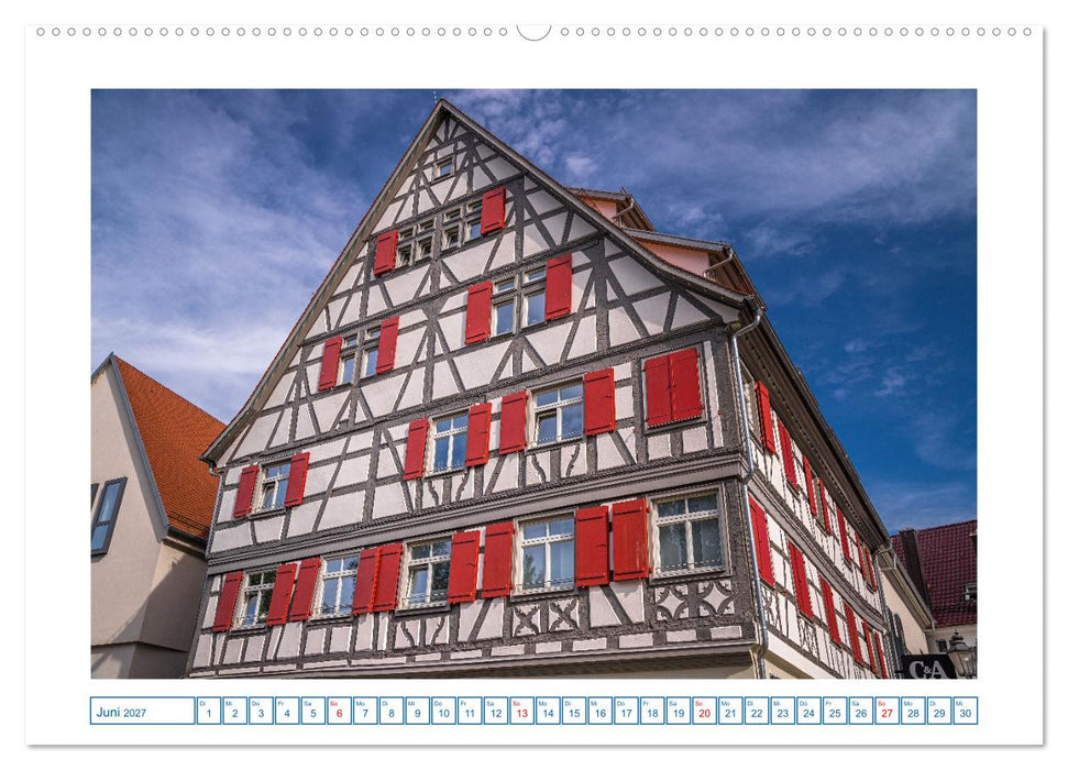 Sigmaringen - hübsche Kleinstadt an der Donau (CALVENDO Premium Wandkalender 2027)
