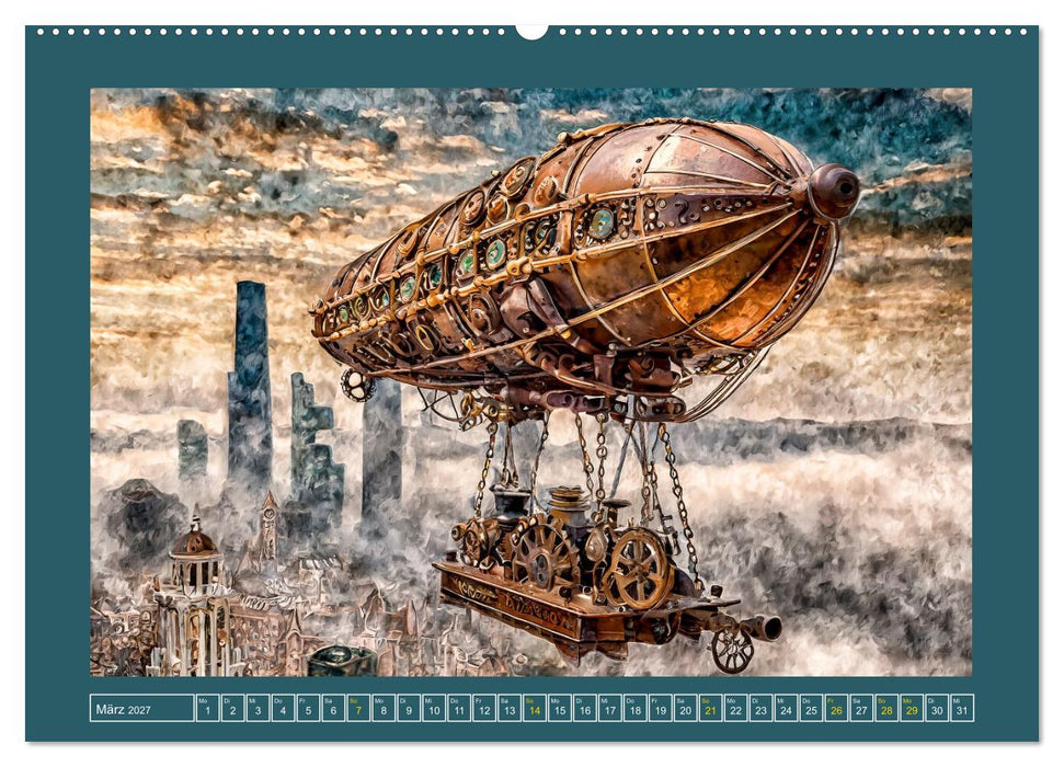 Mit Steampunk unterwegs (CALVENDO Wandkalender 2027)