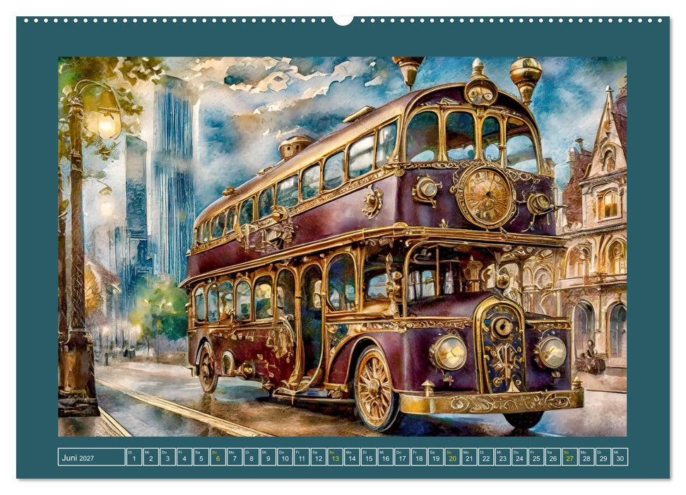Mit Steampunk unterwegs (CALVENDO Wandkalender 2027)