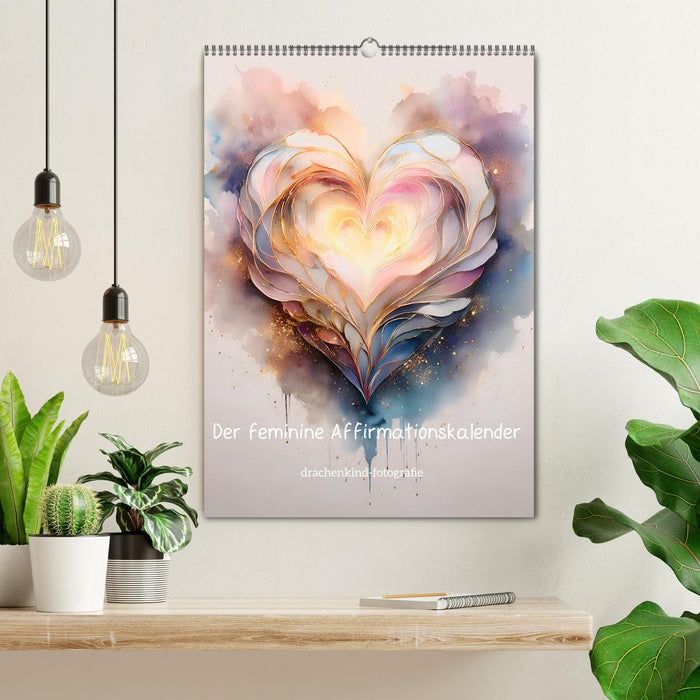 Der feminine Affirmationskalender (CALVENDO Wandkalender 2027)