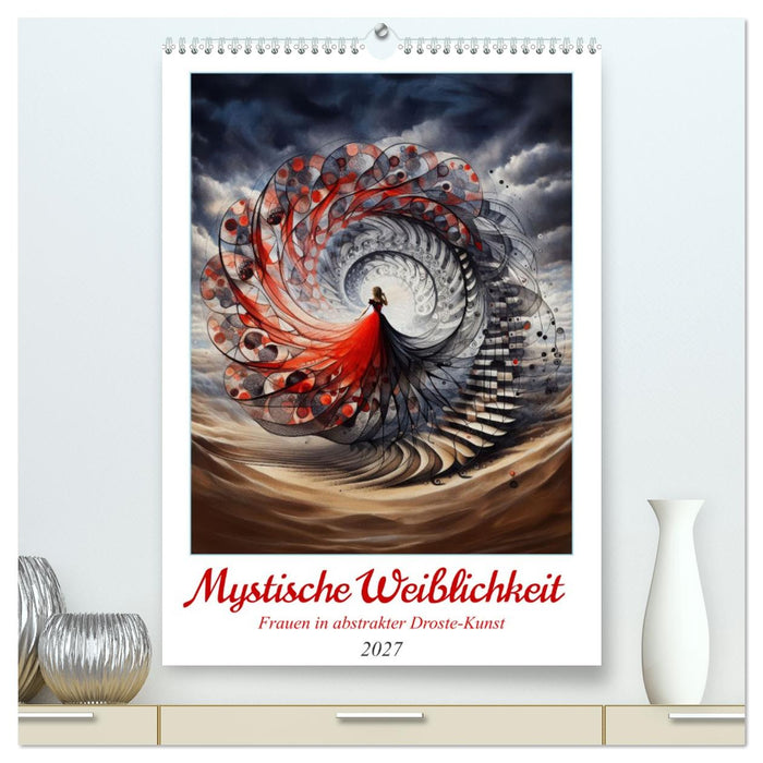 Mystische Weiblichkeit - Frauen in abstrakter Droste-Kunst (CALVENDO Premium Wandkalender 2027)