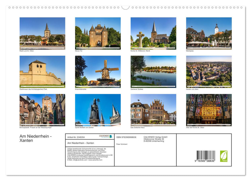 Am Niederrhein - Xanten (CALVENDO Premium Wandkalender 2027)