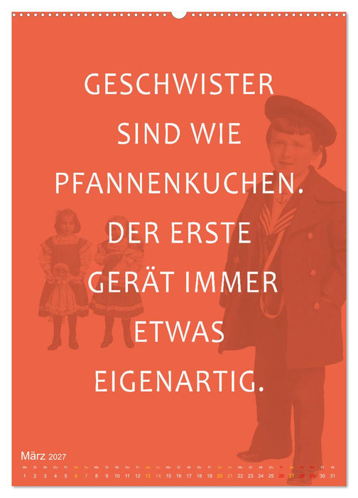 Willkommen im Familienalltag (CALVENDO Wandkalender 2027)