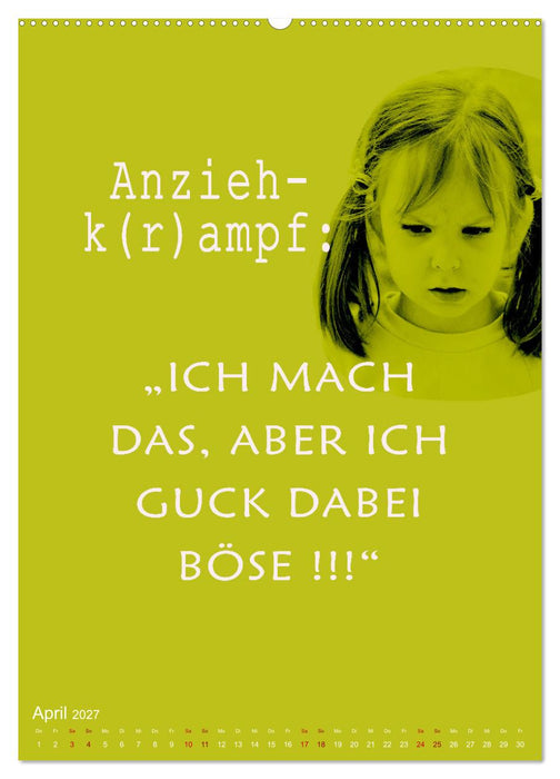 Willkommen im Familienalltag (CALVENDO Wandkalender 2027)