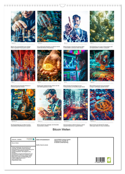 Bitcoin Welten (CALVENDO Wandkalender 2027)