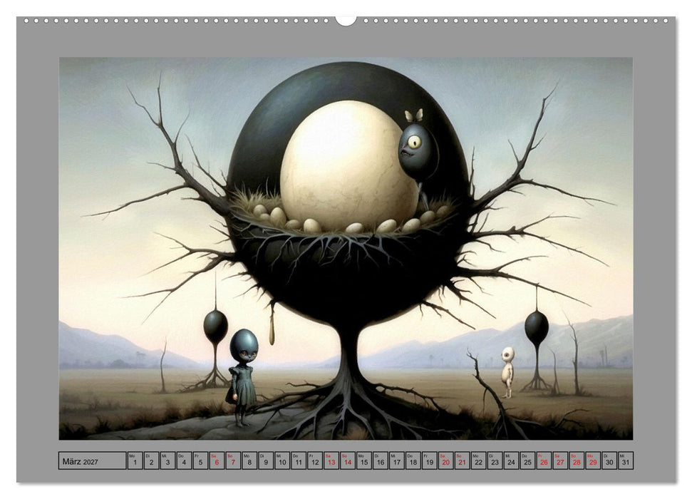 Eigenartiges Ei-Land (CALVENDO Premium Wandkalender 2027)