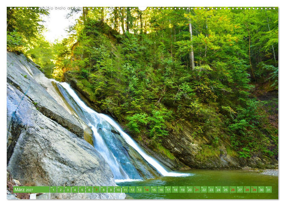 Rauschende Wildbäche im Allgäu (CALVENDO Premium Wandkalender 2027)