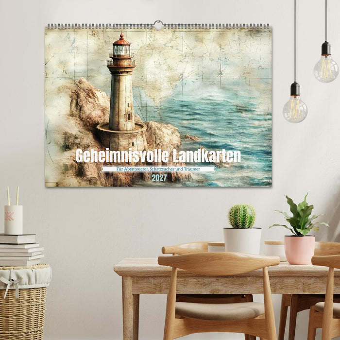 Geheimnisvolle Landkarten (CALVENDO Wandkalender 2027)