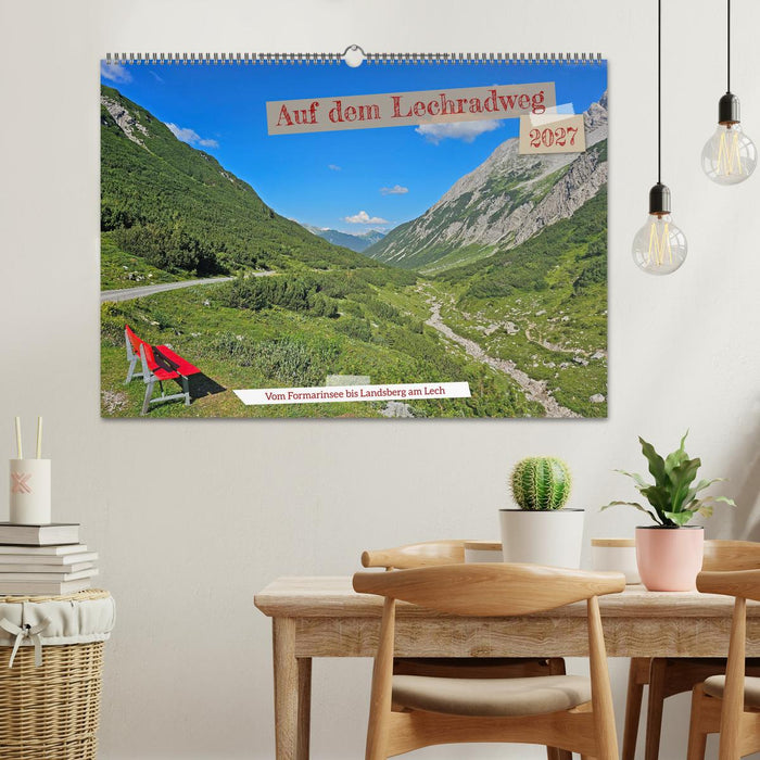Vom Formarinsee bis Landsberg am Lech - Auf dem Lechradweg (CALVENDO Wandkalender 2027)