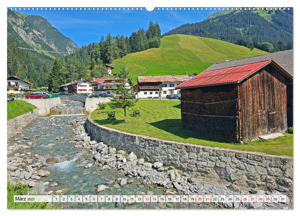Vom Formarinsee bis Landsberg am Lech - Auf dem Lechradweg (CALVENDO Wandkalender 2027)