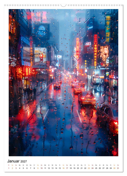 Regen Tage (CALVENDO Premium Wandkalender 2027)