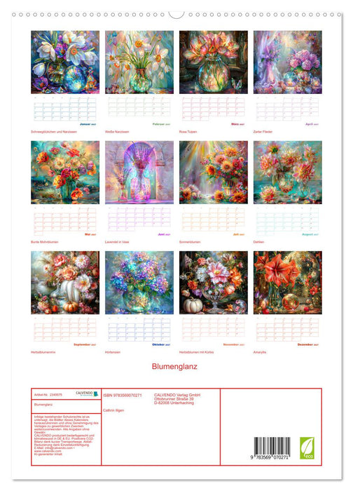 Blumenglanz (CALVENDO Premium Wandkalender 2027)