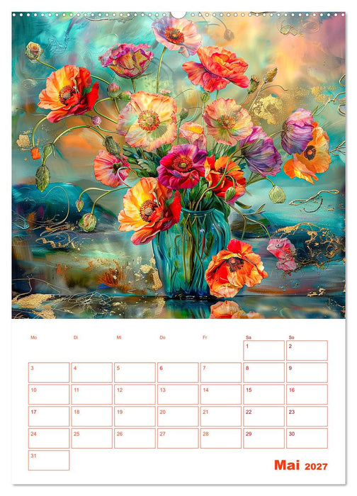 Blumenglanz (CALVENDO Premium Wandkalender 2027)