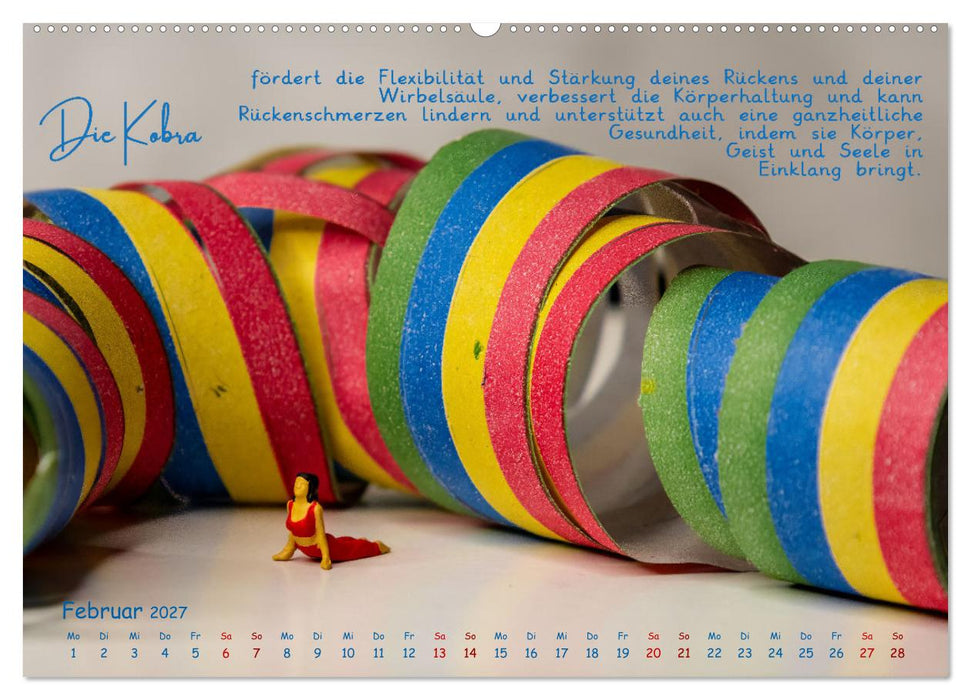 Yoga - Kleine Figur, große Wirkung (CALVENDO Wandkalender 2027)