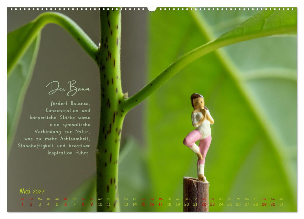 Yoga - Kleine Figur, große Wirkung (CALVENDO Wandkalender 2027)
