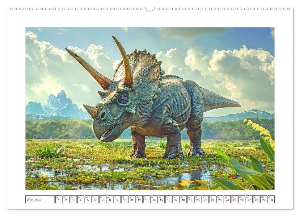 Vergessene Wunder - Ein Jahr mit ausgestorbenen Tieren (CALVENDO Premium Wandkalender 2027)