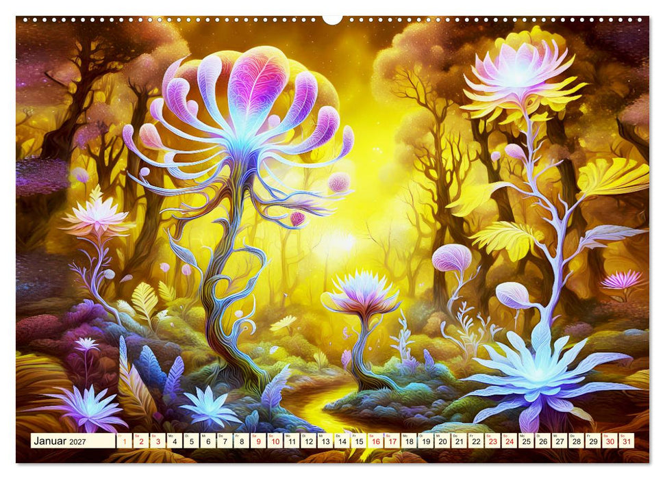 Pflanzenkosmos - Pflanzen wie aus einer anderen Welt (CALVENDO Wandkalender 2027)
