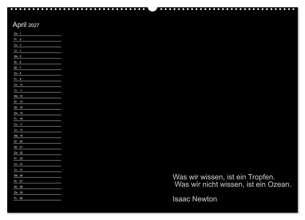 Mein Persönlicher Kalender (CALVENDO Wandkalender 2027)