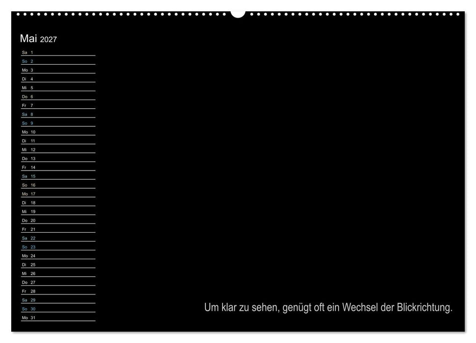 Mein Persönlicher Kalender (CALVENDO Wandkalender 2027)