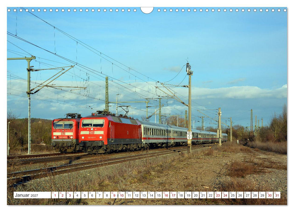 Die Baureihe 120 der Deutschen Bahn (CALVENDO Wandkalender 2027)