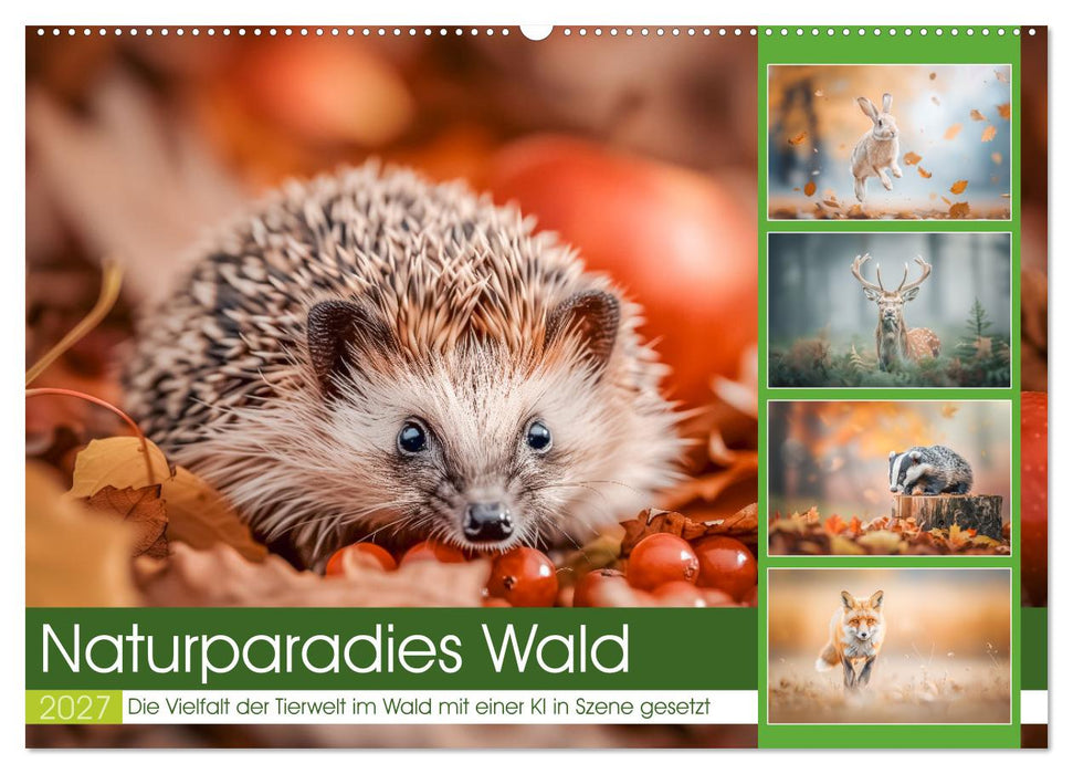 Naturparadies Wald (CALVENDO Wandkalender 2027)