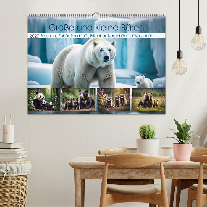 Große und kleine Bären (CALVENDO Wandkalender 2027)