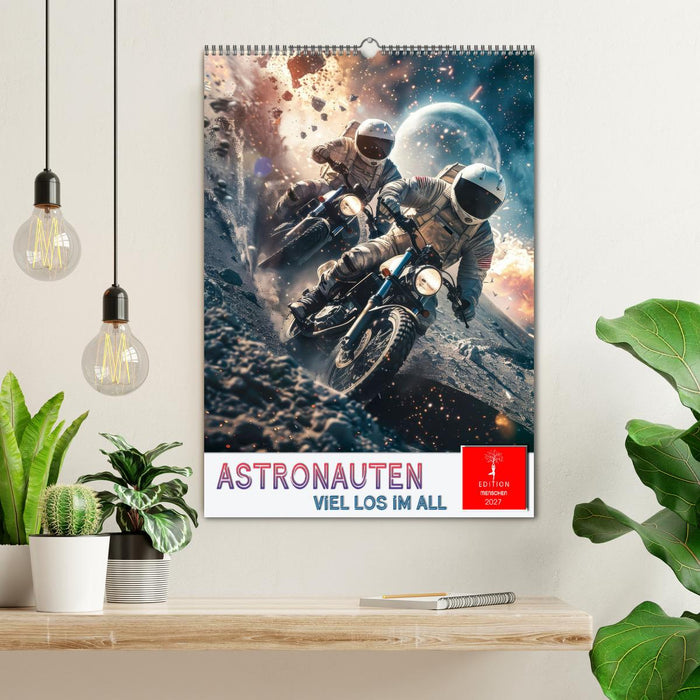 Astronauten - viel los im All (CALVENDO Wandkalender 2027)