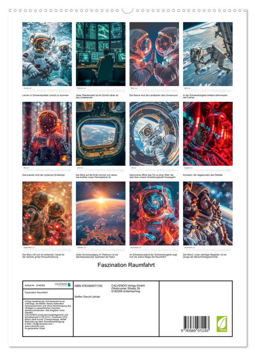 Faszination Raumfahrt (CALVENDO Premium Wandkalender 2027)