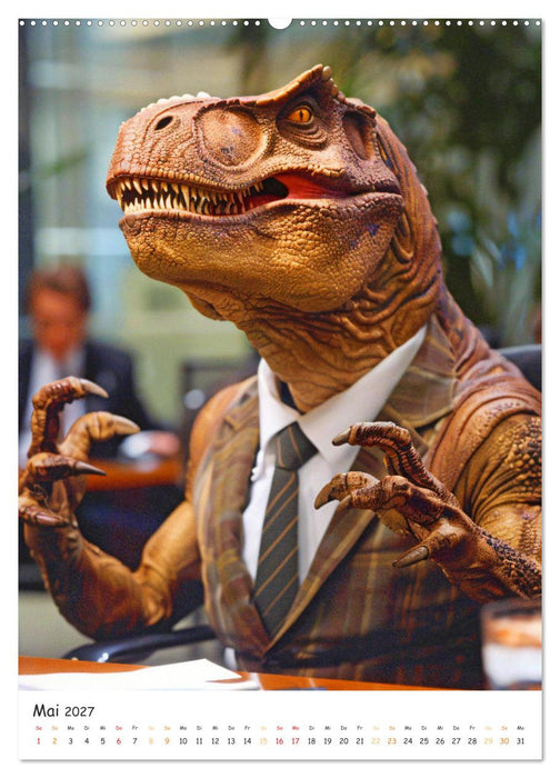 Tyrannosaurus Rex - Kleine Arme, große Abenteuer (CALVENDO Premium Wandkalender 2027)