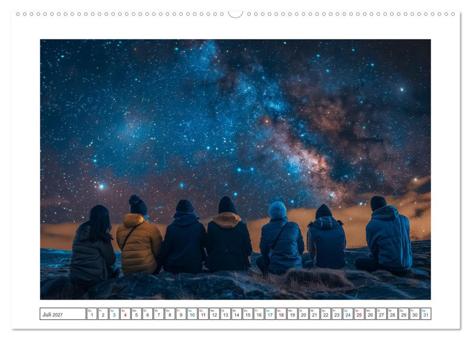 Galaktische Abenteuer (CALVENDO Premium Wandkalender 2027)