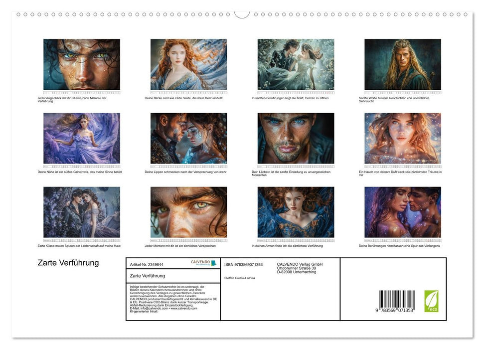 Zarte Verführung (CALVENDO Premium Wandkalender 2027)