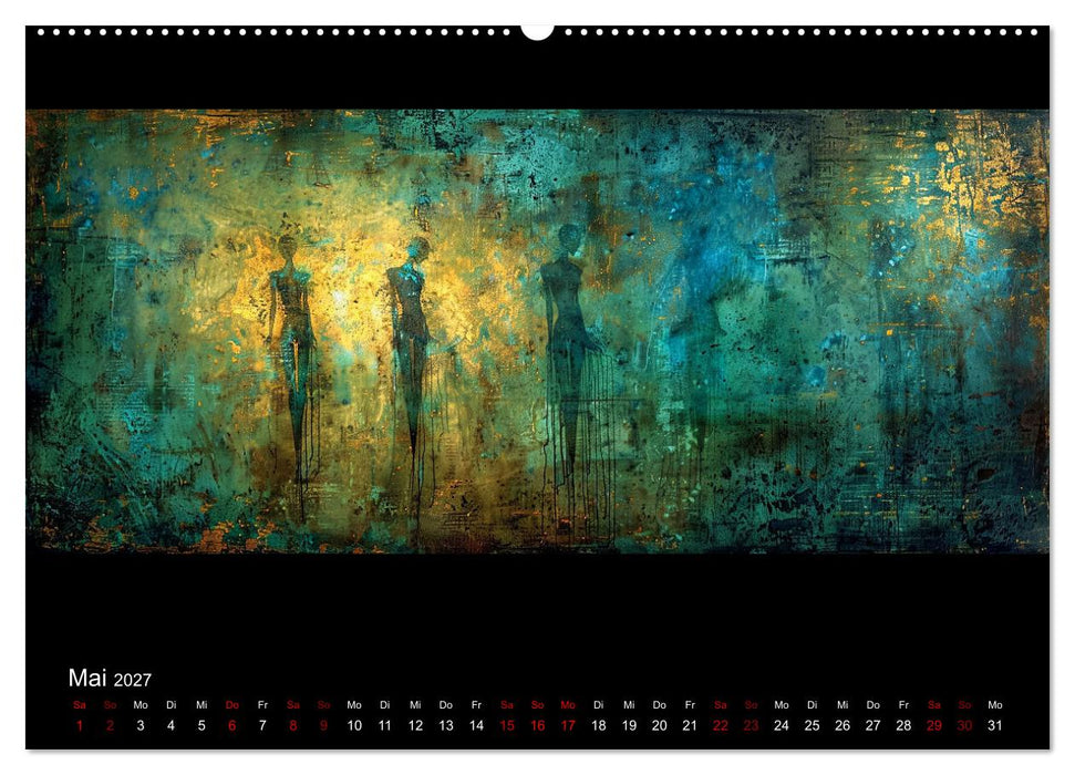 Abstrakte Augenblicke (CALVENDO Premium Wandkalender 2027)