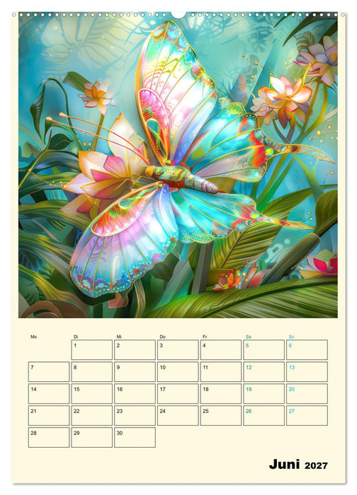 Schmetterlinge der Fantasie entsprungen - Planer (CALVENDO Wandkalender 2027)