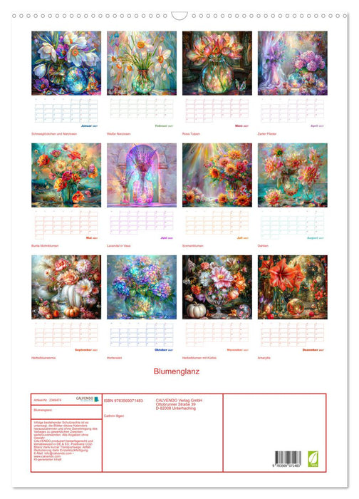 Blumenglanz (CALVENDO Wandkalender 2027)