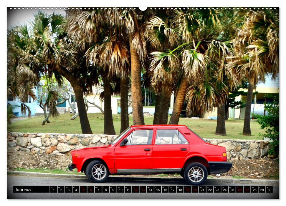 SKODA HITS - Oldtimer der CSSR in Kuba (CALVENDO Premium Wandkalender 2027)
