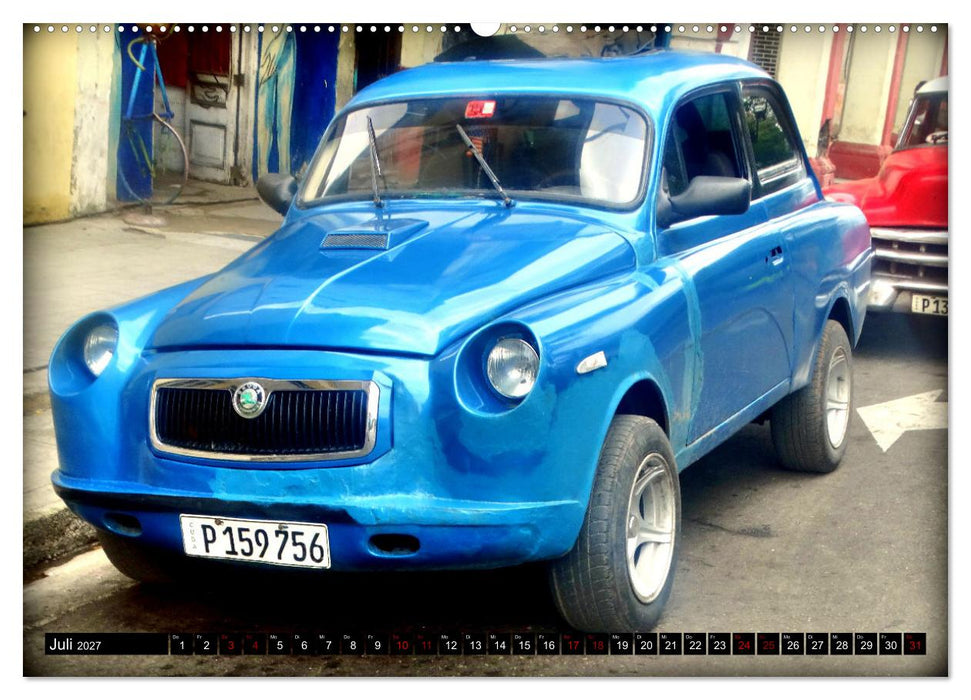 SKODA HITS - Oldtimer der CSSR in Kuba (CALVENDO Premium Wandkalender 2027)