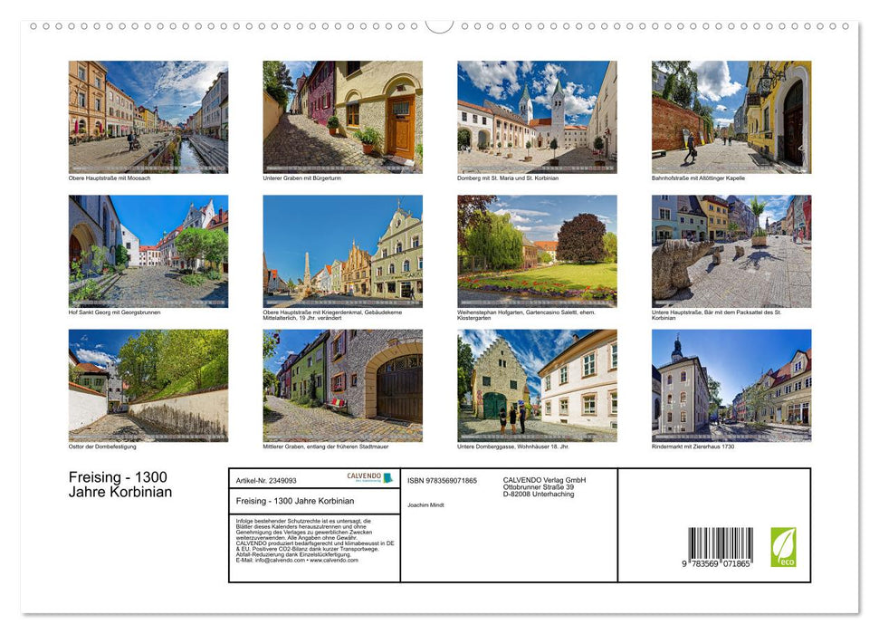 Freising - 1300 Jahre Korbinian (CALVENDO Premium Wandkalender 2027)